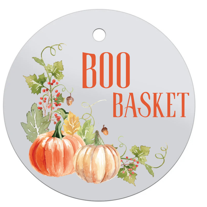 Personalised halloween acrylic hanging disk with velvet ribbon 👻