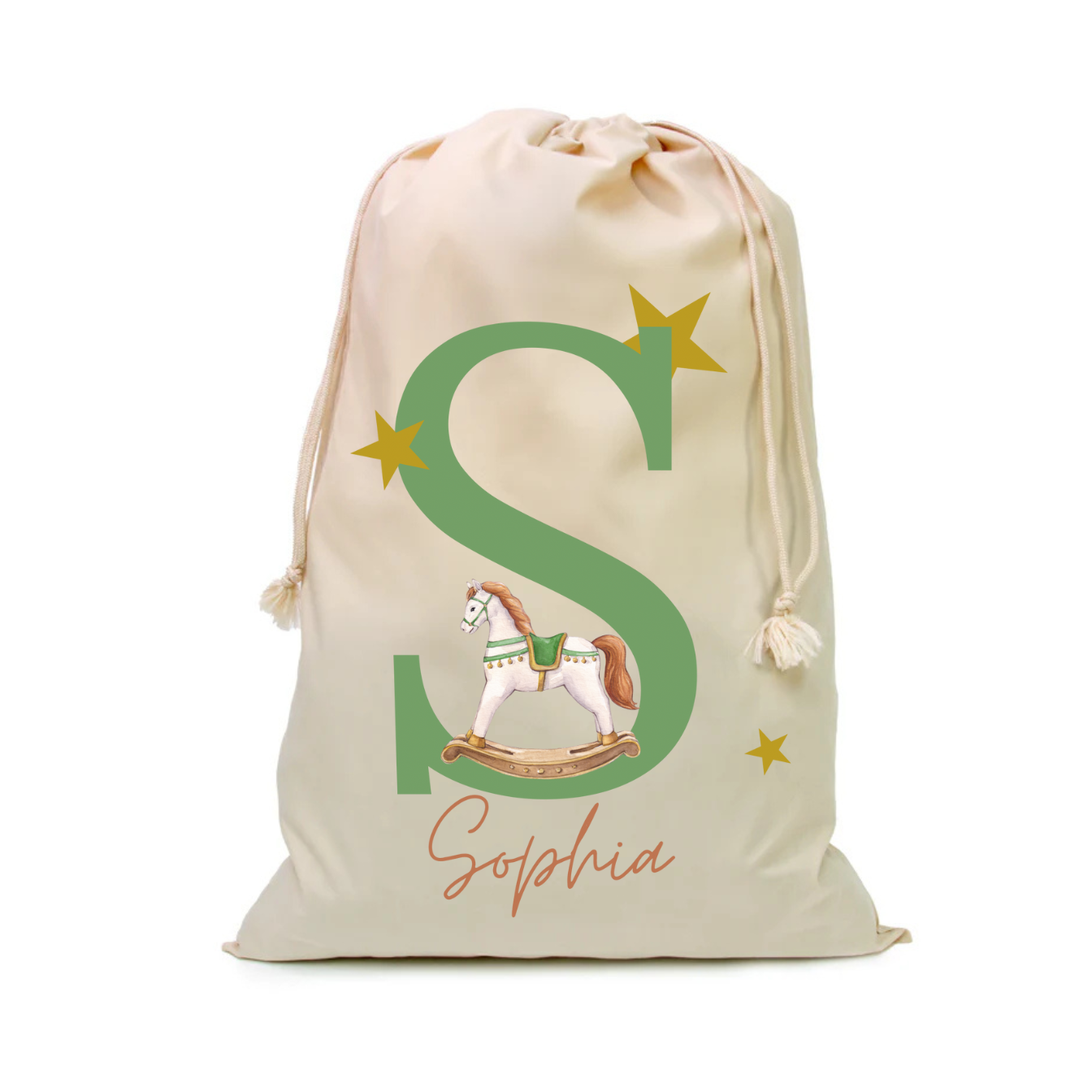 Christmas Santa sack personalised 49cm x 69cm Large
