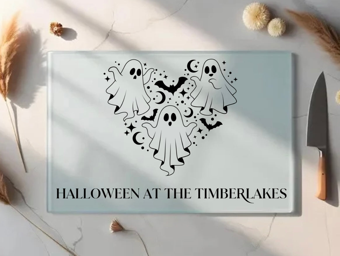 Custom glass chopping board a3