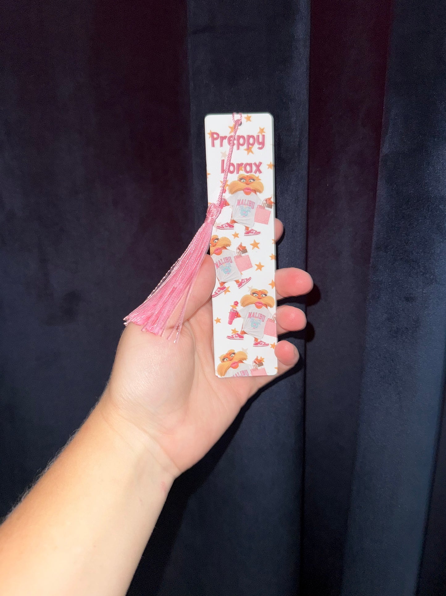 Preppy Lorax book mark