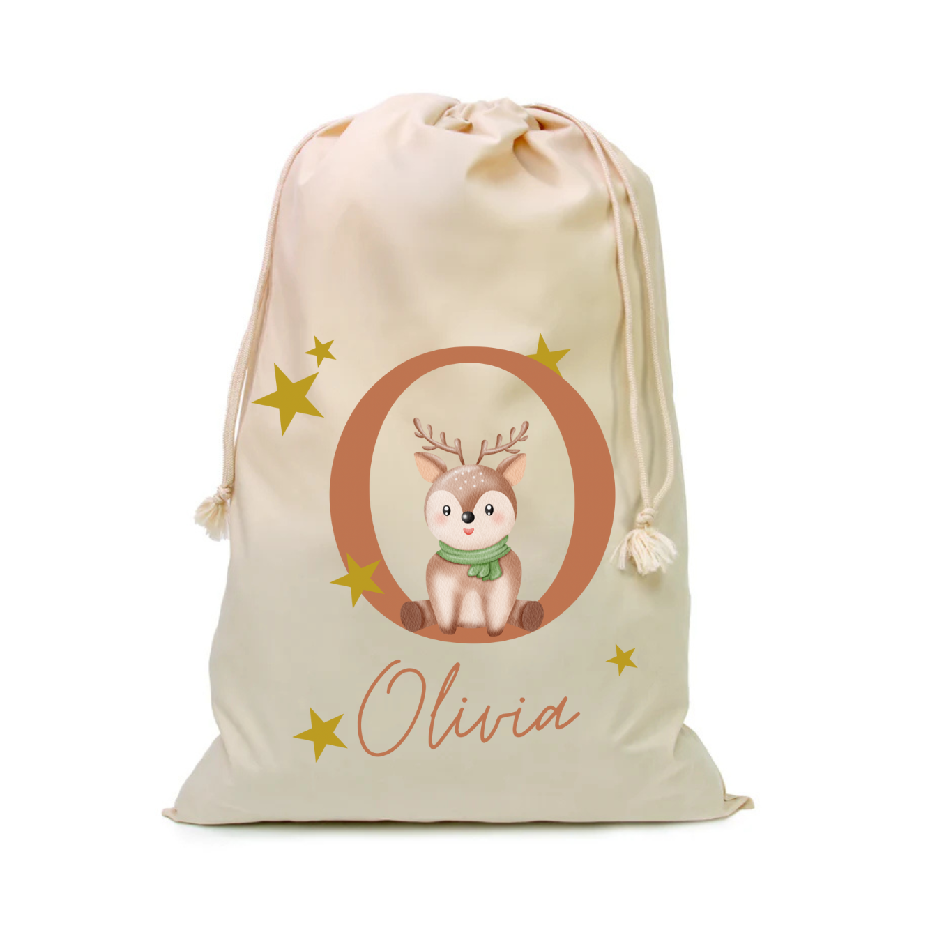 Christmas Santa sack personalised 49cm x 69cm Large