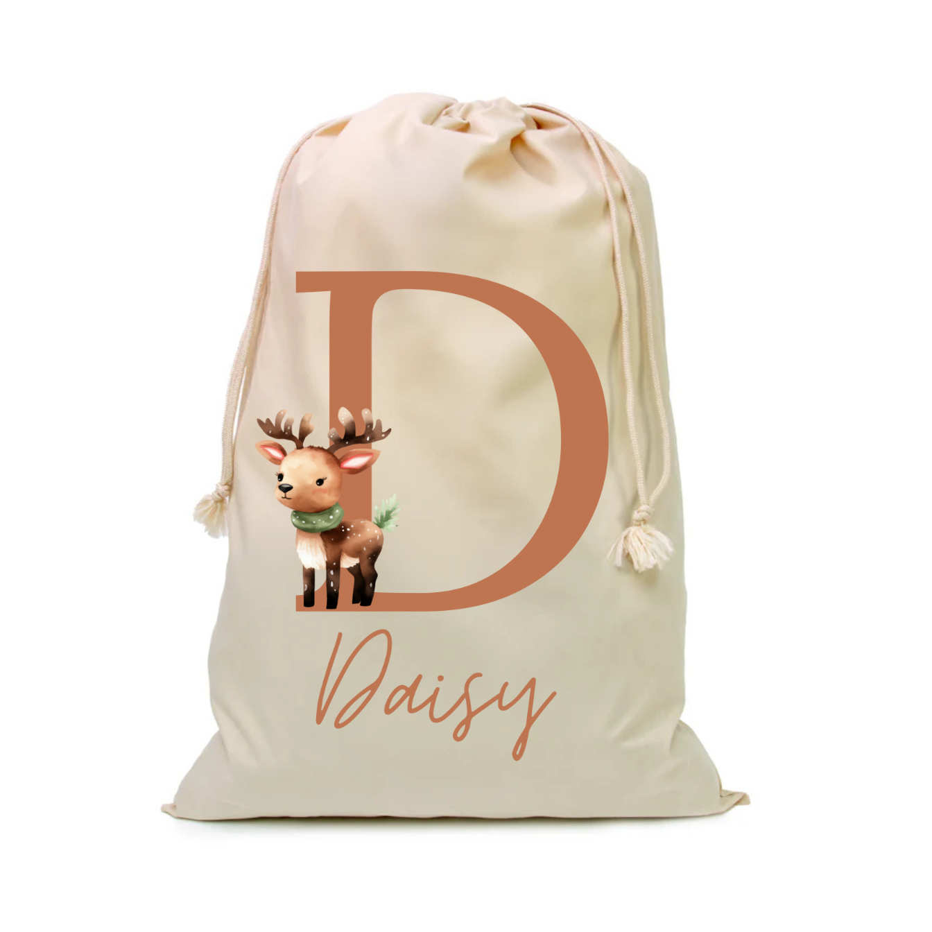 Christmas Santa sack personalised 49cm x 69cm Large