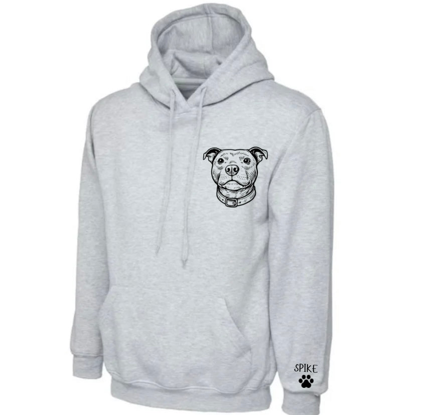 Pet face on hoodie / sweater