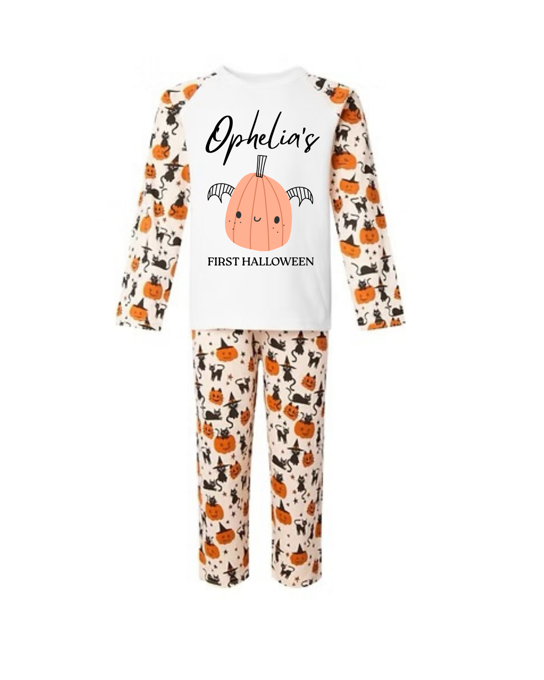 Personalised Halloween pyjamas