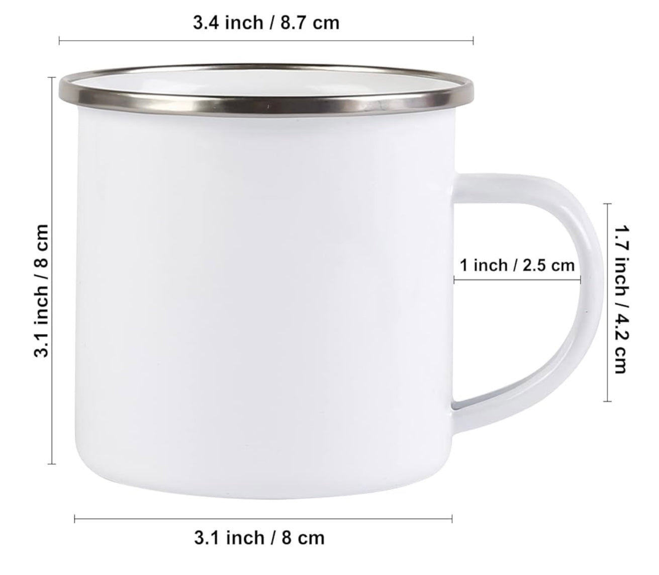 Custom personalised camping mug