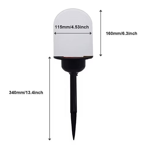 PERSONALISED SOLAR LED garden light